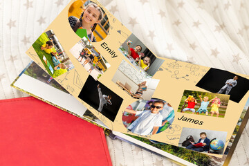 Fototapeta na wymiar graduation album, photobook, printed photobooks