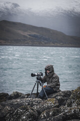 photographer at work