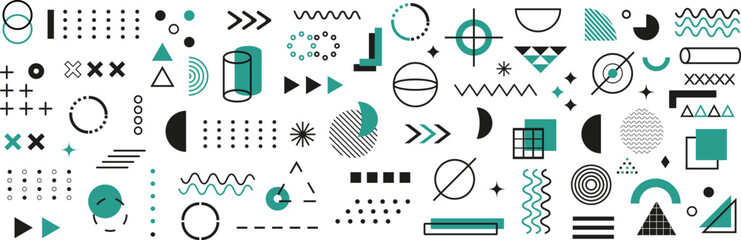 Geometric shapes. Abstract shape element. Background for web site, banner, advertisement, poster.