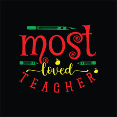 most loved teacher SVG