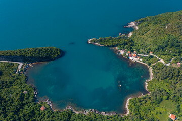 Obraz premium Gideros bay view, Cide, Kastamonu, Turkey, also the most beautiful natural Bay of your Black Sea, dating from the Genoese