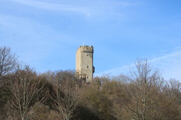 Castle ruin in the Eifel, Germany