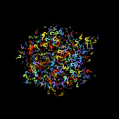 Question marks Quiz, doubt poll query public poll.