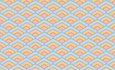 honeycomb hexagon pattern. background pastel style color.