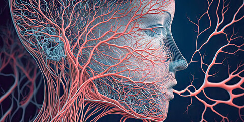System many small capillaries branch out of the large blood vessels into the circulatory system for the transportation of blood to different parts In the body - Generative AI