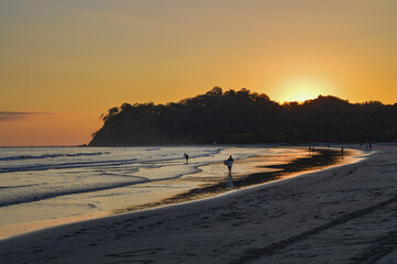 Sunset in Praia Samara, Costa Rica