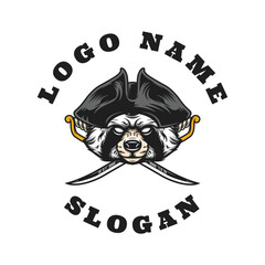 Badger Pirates Graphic Logo Design