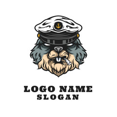 Rabbit Captain Graphic Logo Design
