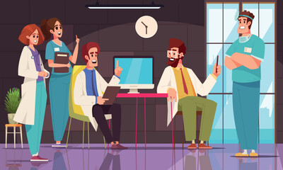 Doctor Cartoon Concept