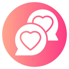 talk gradient icon