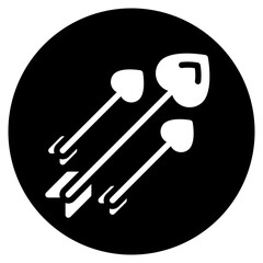 cupid glyph icon