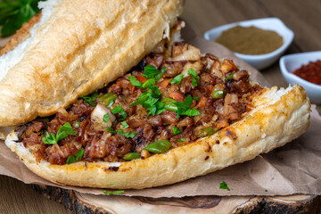 Traditional Turkish Food Kokorec. izmir kokorec