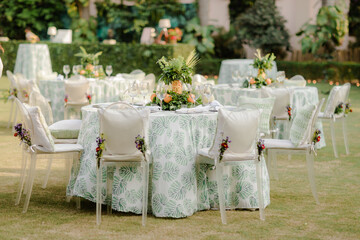 wedding table setting