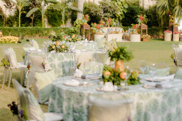 wedding table setting