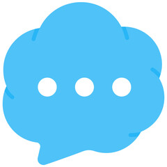 speech flat icon