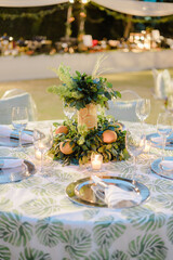 wedding table setting