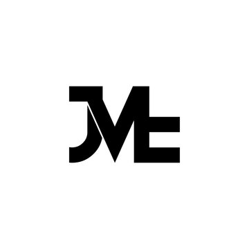 jvt lettering initial monogram logo design
