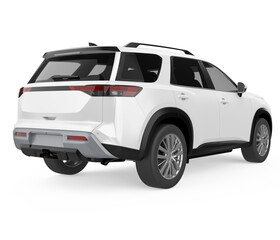 SUV Car Isolated