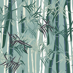 Chic Modern Tropical Flora Background Seamless Repeating Background Pattern