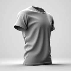 Grey t-shirt for mockup