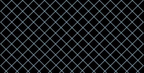 A grid of blue lines on a black background
