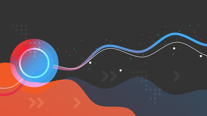 Dynamic Fluid Wave Abstract Background