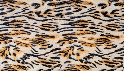 Tiger Print Fabric Texture