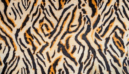 Tiger Print Fabric Texture