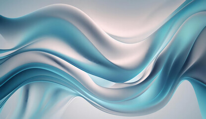 Obraz premium Abstract Background. Abstract Light Background. Abstract 3D Background. Abstract Fluid Wave 3D Background. Gradient design element for backgrounds, banners, wallpapers, posters and covers.