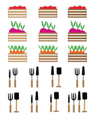 Farm fresh, organic food, natural food, healthy food product logos, icon, badges and stickers.