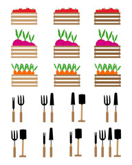 Farm fresh, organic food, natural food, healthy food product logos, icon, badges and stickers.