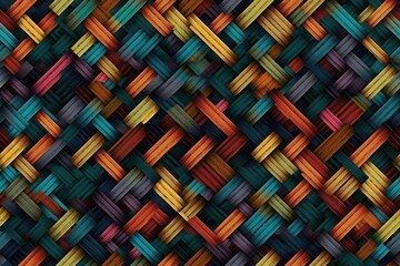 diagonal multicolored pattern background. Generative AI
