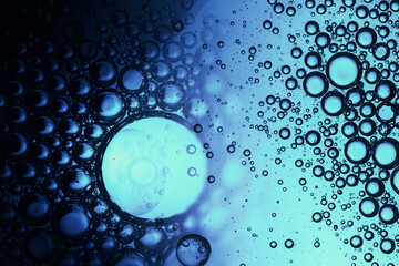 air bubbles in liquid, graphic abstract background - obrazy, fototapety, plakaty