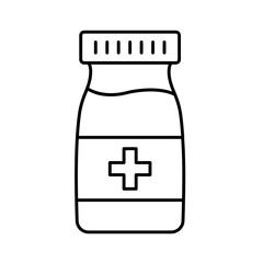 Obraz premium Antibiotic Vector Icon