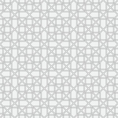 Vector seamless pattern. Modern stylish texture. Monochrome, linear abstract background.