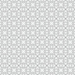 Vector seamless pattern. Modern stylish texture. Monochrome, linear abstract background.