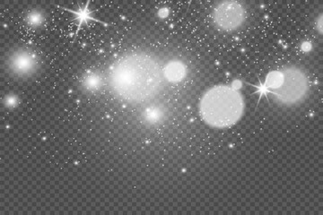 Brilliant gold dust vector shine. Glittering shiny ornaments for background. Vector illustration.	
