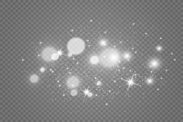Brilliant gold dust vector shine. Glittering shiny ornaments for background. Vector illustration.	
