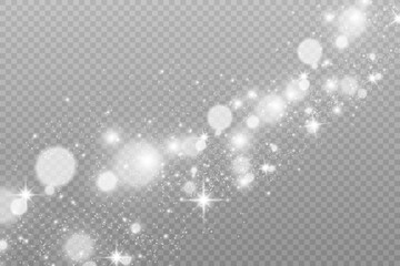 Brilliant gold dust vector shine. Glittering shiny ornaments for background. Vector illustration.	
