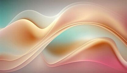 Obraz premium Abstract Background. Abstract Light Background. Abstract 3D Background. Abstract Fluid Wave 3D Background. Gradient design element for backgrounds, banners, wallpapers, posters and covers.