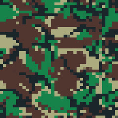 Digital DPM Camouflage Seamless Pattern