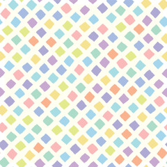 Vector creme seamless pattern background: Diamond.