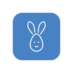 Easter Decoration icon vector stock.