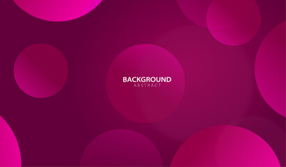 Obraz premium Pink background with circles