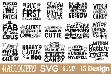 Fototapeta premium Halloween SVG Bundle