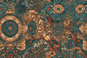 vibrant and detailed wall mural or graffiti art. Generative AI