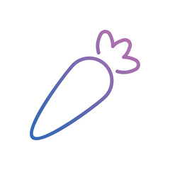 Carrot icon vector stock.