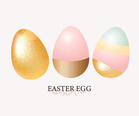 set of eggs with ribbon