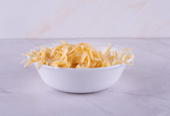 yellow cheese texture white backgroubnd