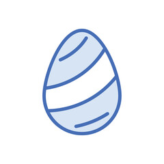 Easter Egg icon vector stock.
